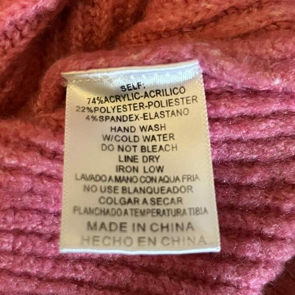 & Merci long Sleeve Mock neck Sweater Women's size Medium - Picture 5 of 5